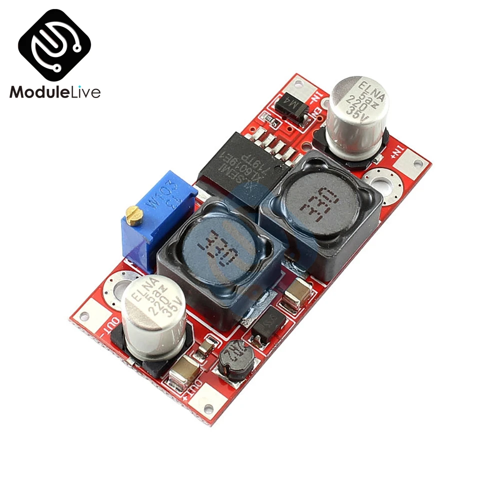 Diymore XL6019 DC-DC Auto Adjustable Buck Boost Module 5V-32V to 1.2V-35V Step Down Up Power Supply Module 12V 24V for Arduino