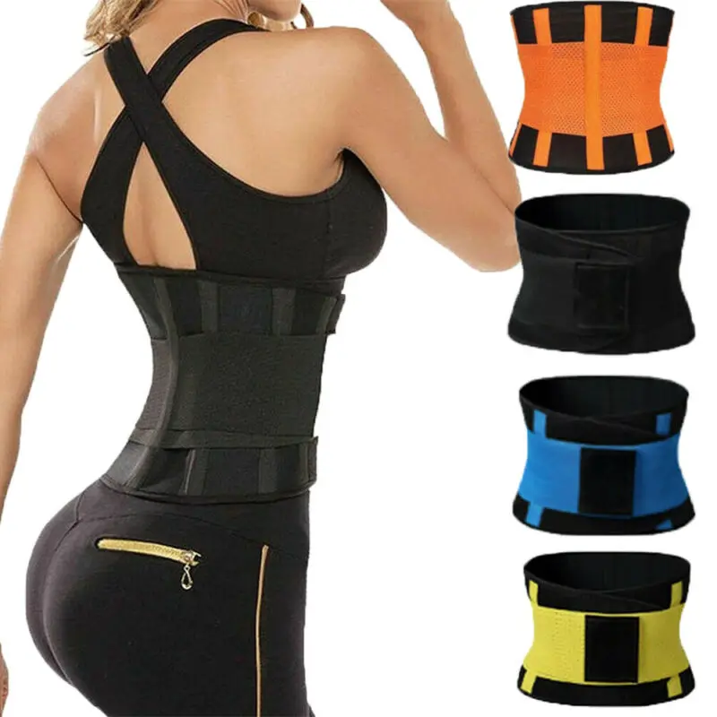 6 Colors Womens Waist Trainer Latex Cincher Underbust Corset Shaper Shapewear Slimming Blue Pink Orange Yellow Green Black