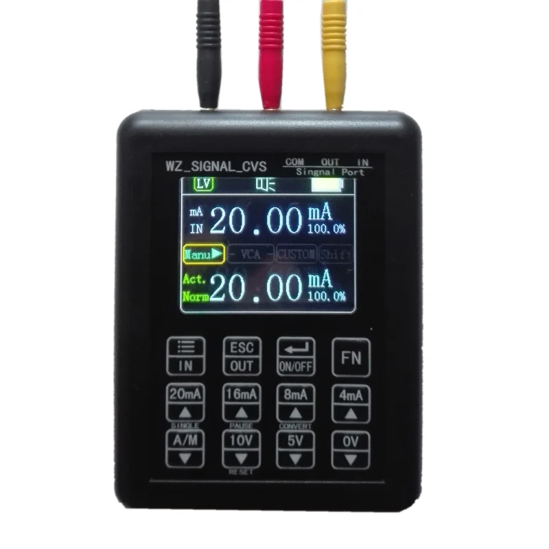 Simulateur analogique à tension réglable 0-10V 4-20ma, générateur de Signal, Sources émetteur, calibrateur