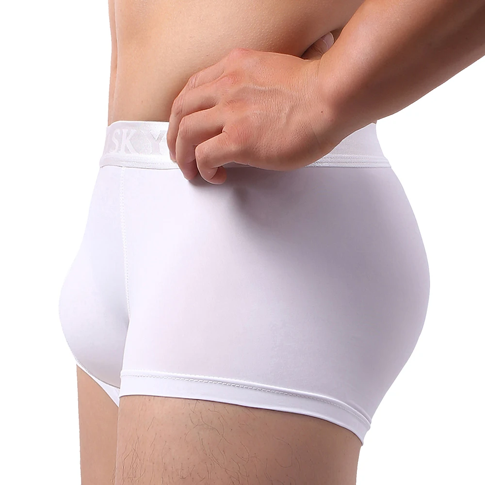 Men\'s Sporty Boxer Underwear Pouch Low Rise Shorts Sexy Bulge Under Panties