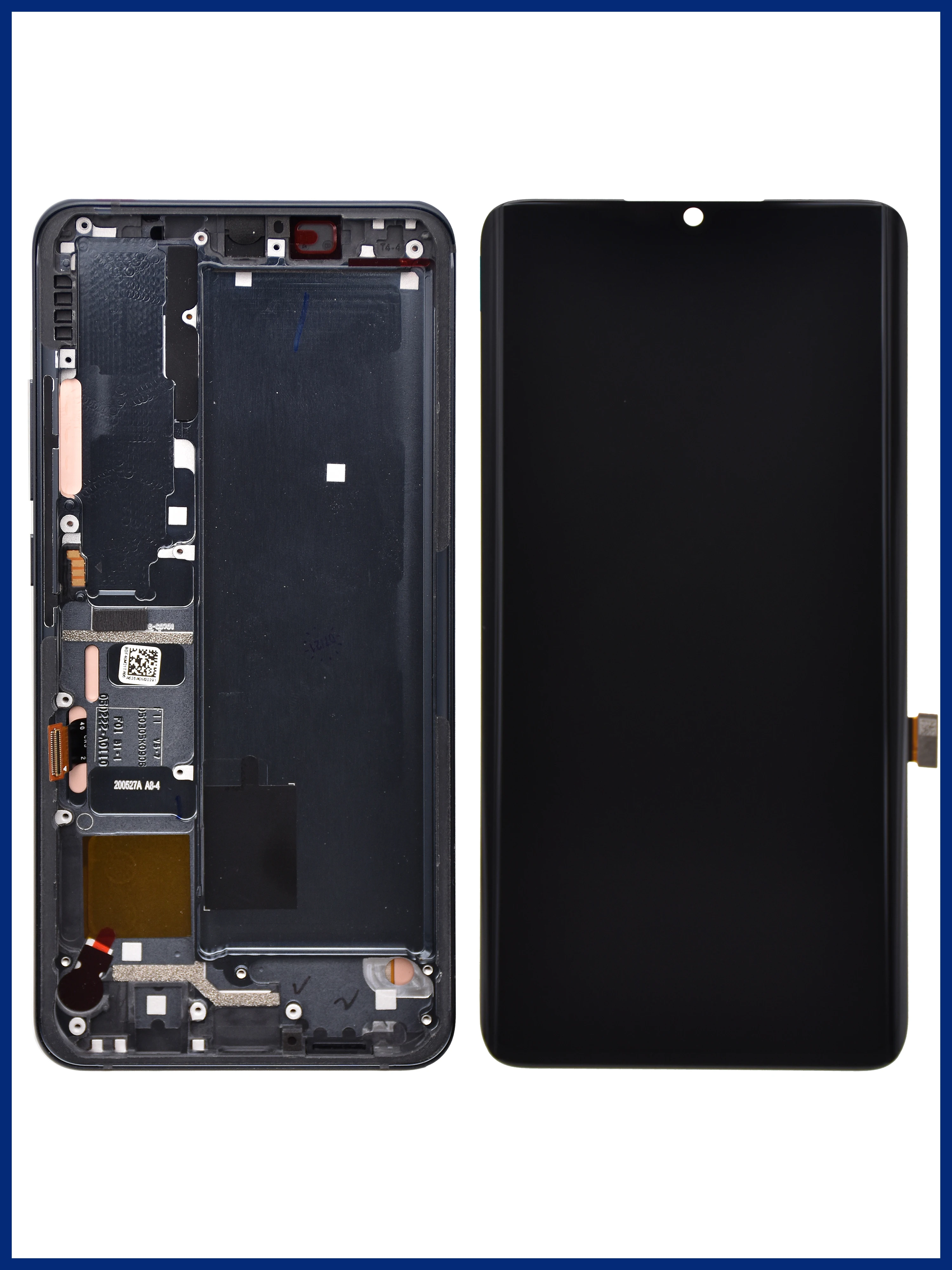 LCD Display Touch Screen Assembly, Xiaomi Mi Note10, 6.47 \