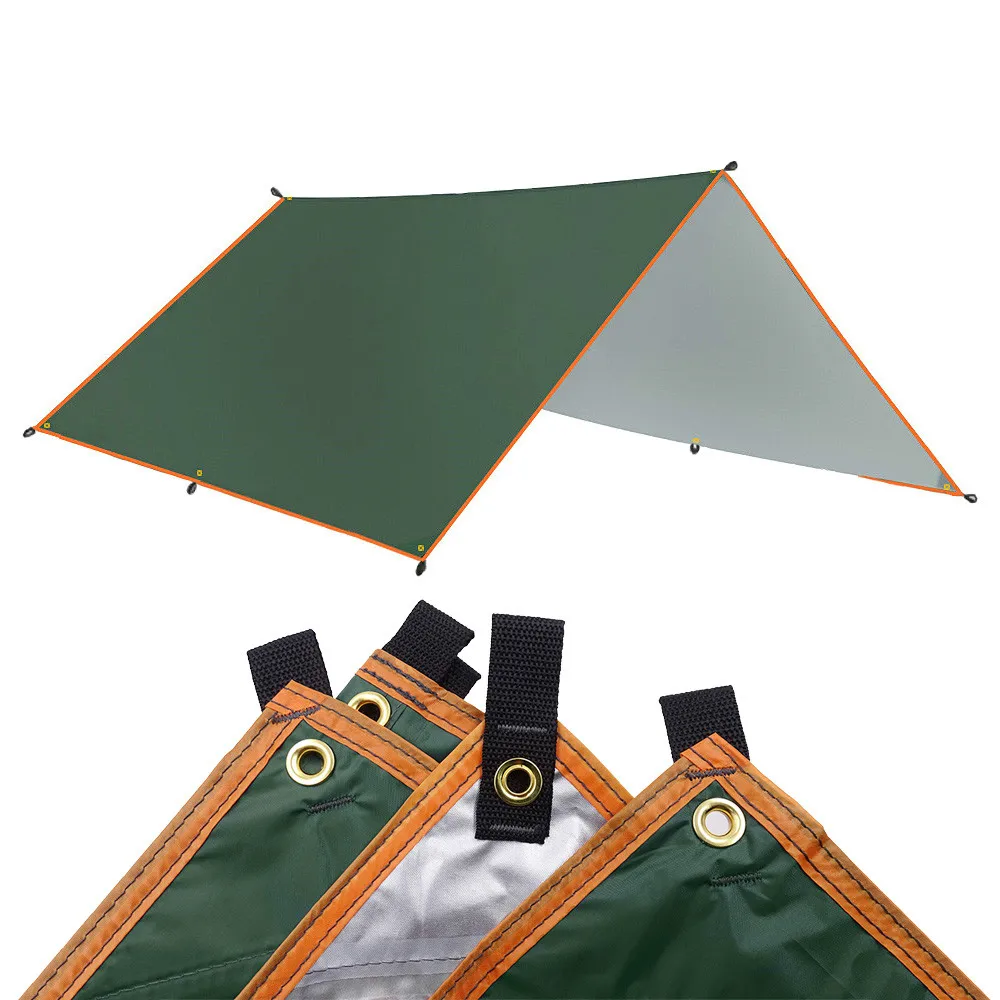 3x3 3x4 3x5 Tarp Awning Waterproof Sunshade Ultralight Canopy Sunshade Outdoor Camping Sun Shelter Hammock Rain Fly