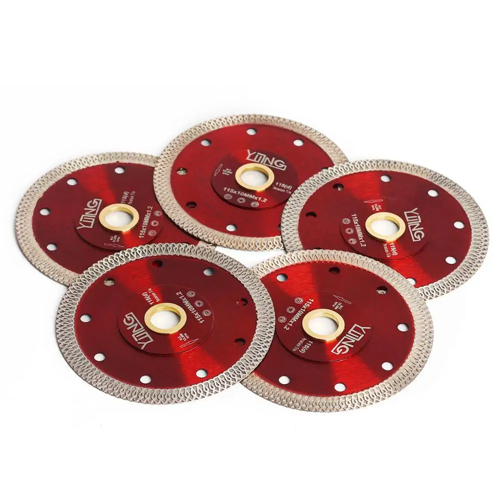 YIJING Super Thin Porcelain Tile Blade with 7/8"-5/8" Arbor for Cutting Ceramic Tile Granite Marble