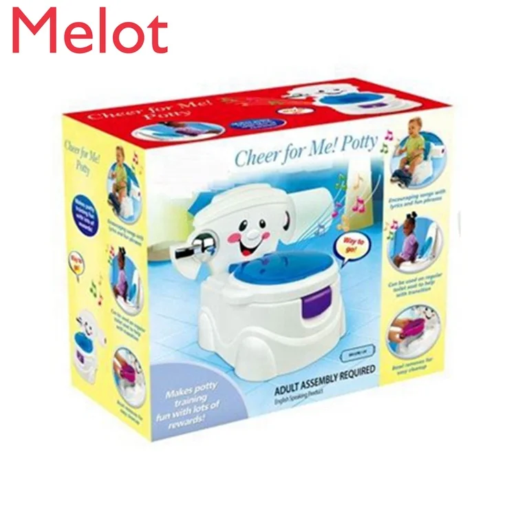 Amazon Hot Sale Carton Music Toilet Baby Potty Chair Training Seat Closestool With Music Baby Inodoros Infantiles