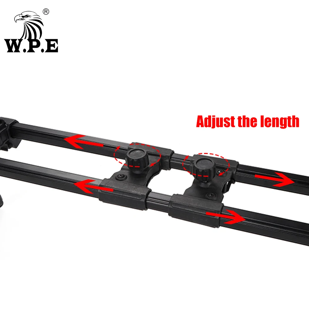 W.P.E Soporte plegable de aluminio resistente para cañas carpa - imagen 2