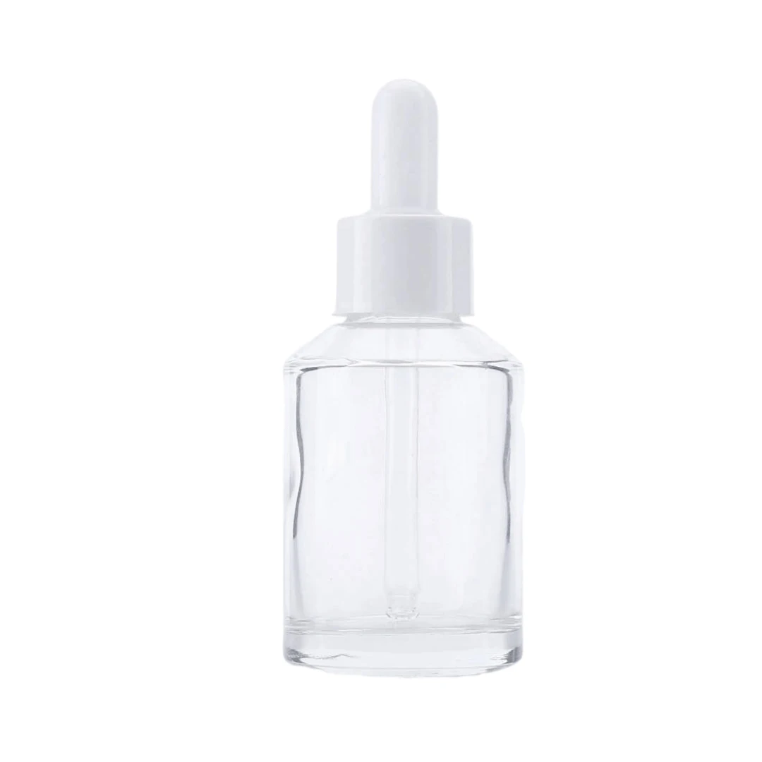 

160PCS 30Ml 60ML Clear Glass Dropper Bottle Fillable Empty Cosmetic Packaging Container Vials Essential Oil Bottles