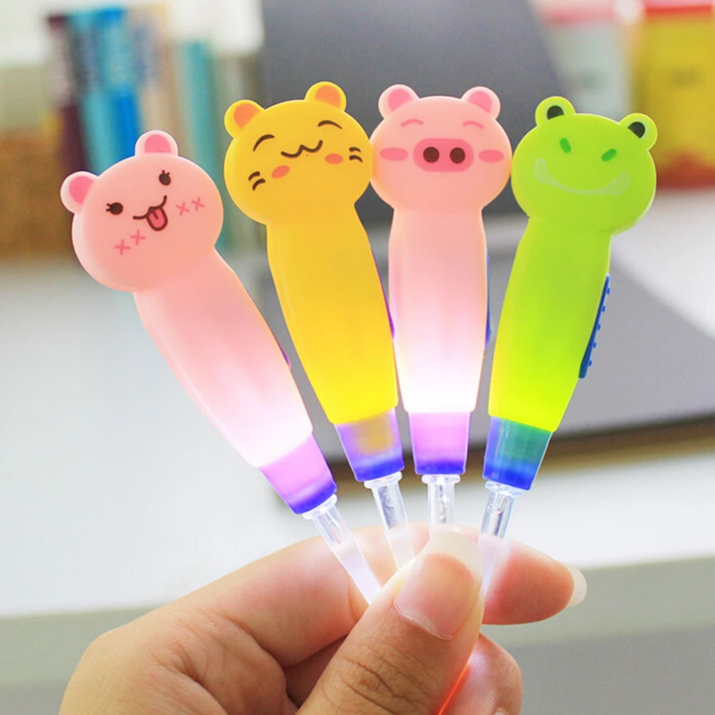 New Earwax With Light Spoon LED Cartoon Baby Care Ear-picker Child Cleaning Tool Ears Spoon Digging Luminous Dig Ear Syringe