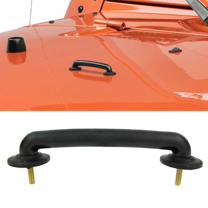 Hood Windshield Hold Down Bracket Footman Loop - Hood Footman Loop for 1997-2018 Jeep Wrangler JK JT