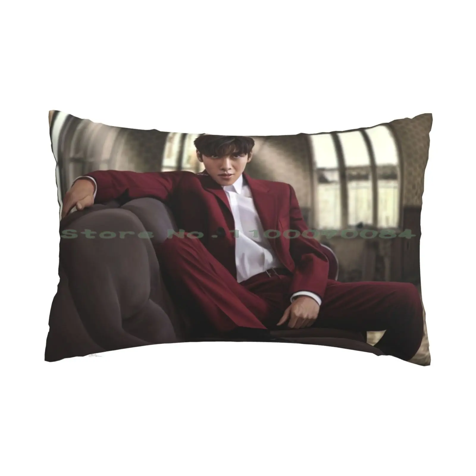 Red Suit Ji Chang Wook Pillow Case 20x30 50*75 Sofa Bedroom Trollhunters Jim Lake Jr Amulet Of Daylight Merlin Dontthinkbecome