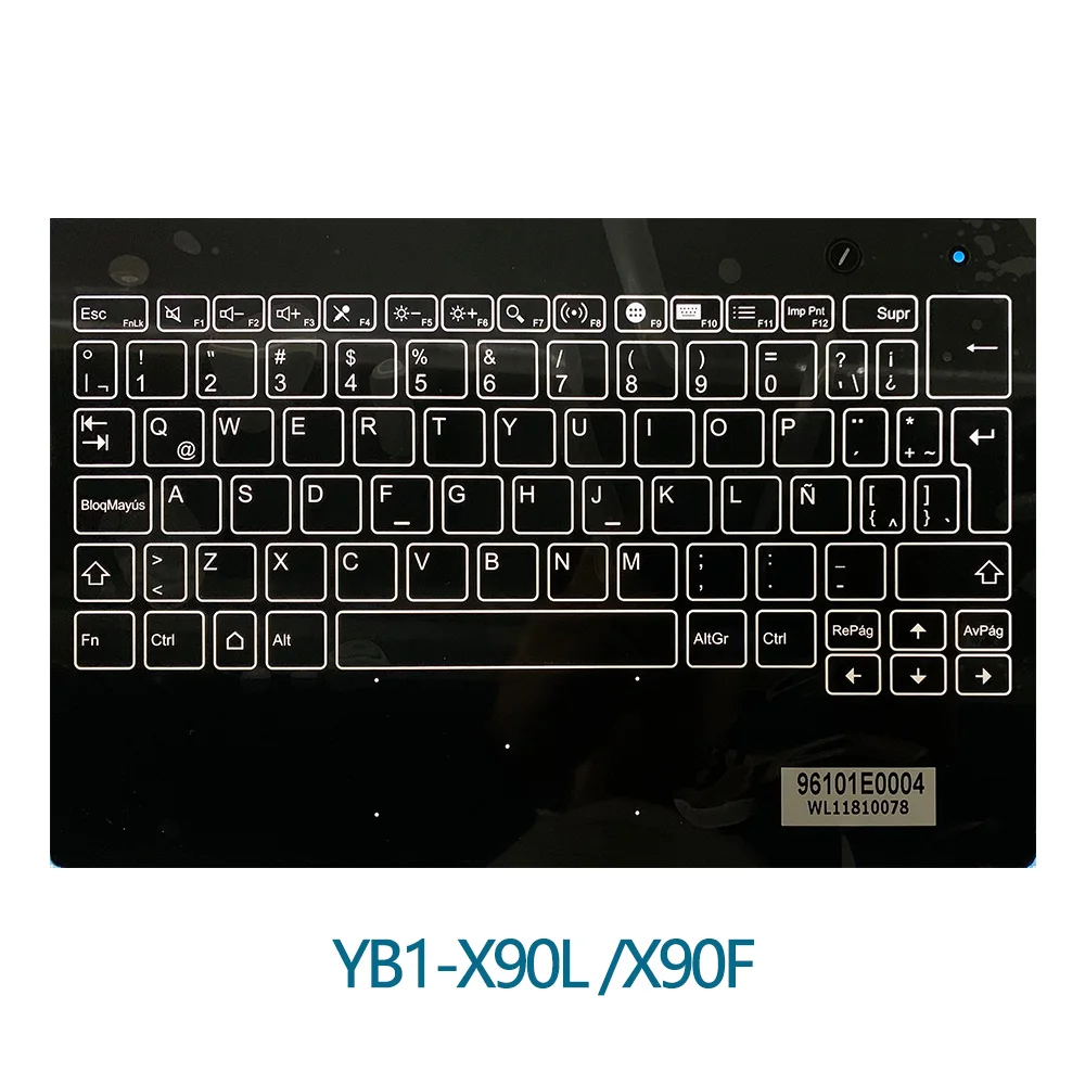 Imagem -02 - Touch Keyboard Cover para Lenovo Yoga Book e Yogabook Topcase 10.1 in Yb1-x90l Yb1-x90f X90 Marca Original Novo