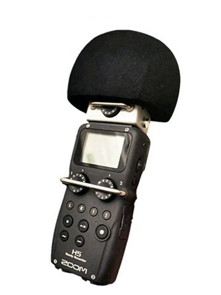 Dead Cat Sponge Foam Mic filtro antivento copertura pelliccia artificiale Muff parabrezza schermo per ZOOM H5 H6 pratico registratore O23 20