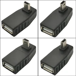 RIGHT ANGLE MINI USB OTG ADAPTER 90 DEGREE ADAPTOR