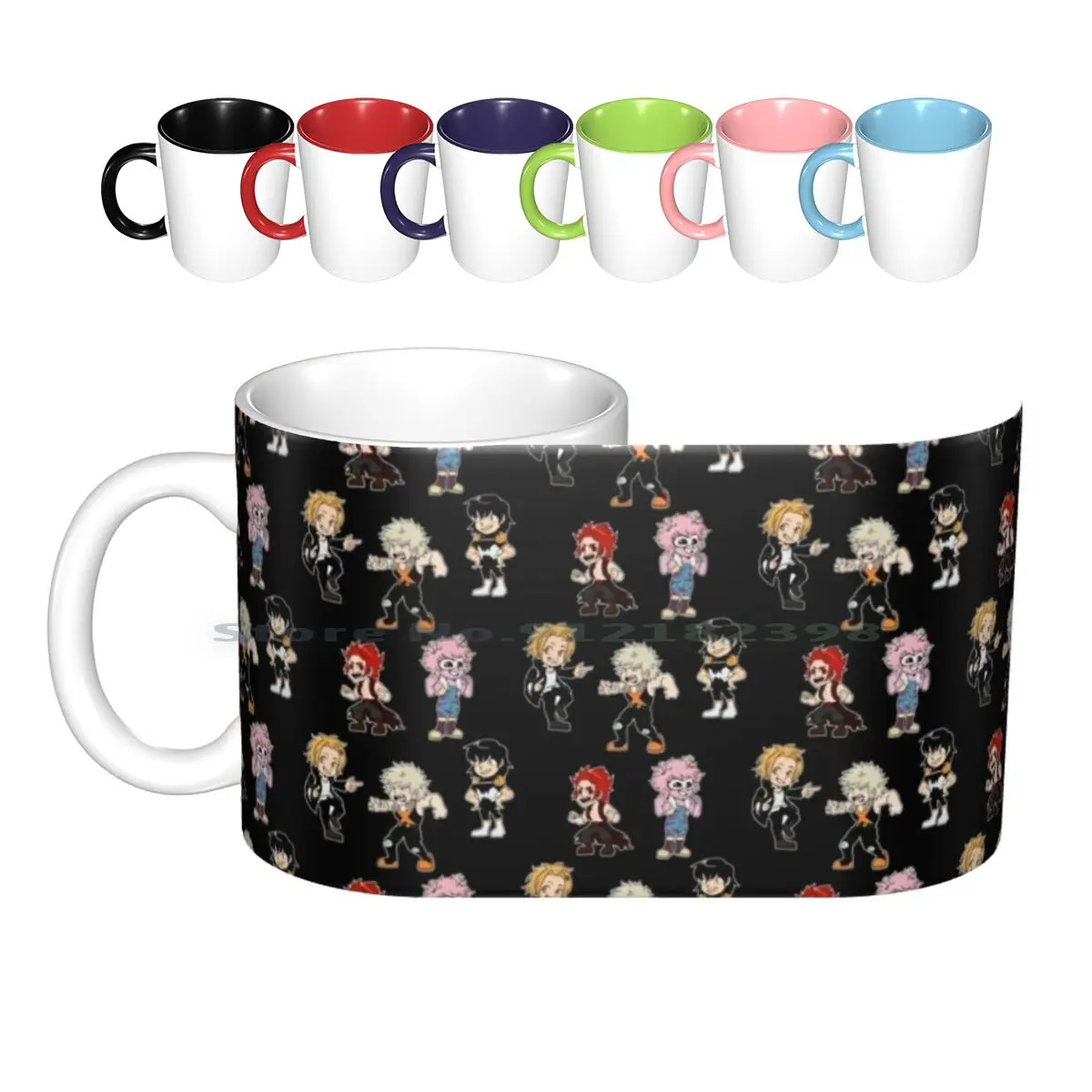 Bakusquad Ceramic Mugs Coffee Cups Milk Tea Mug Bnha Boku No Hero Academia Anime Mha Sero Hanta Kirishima Eijirou Bakugou