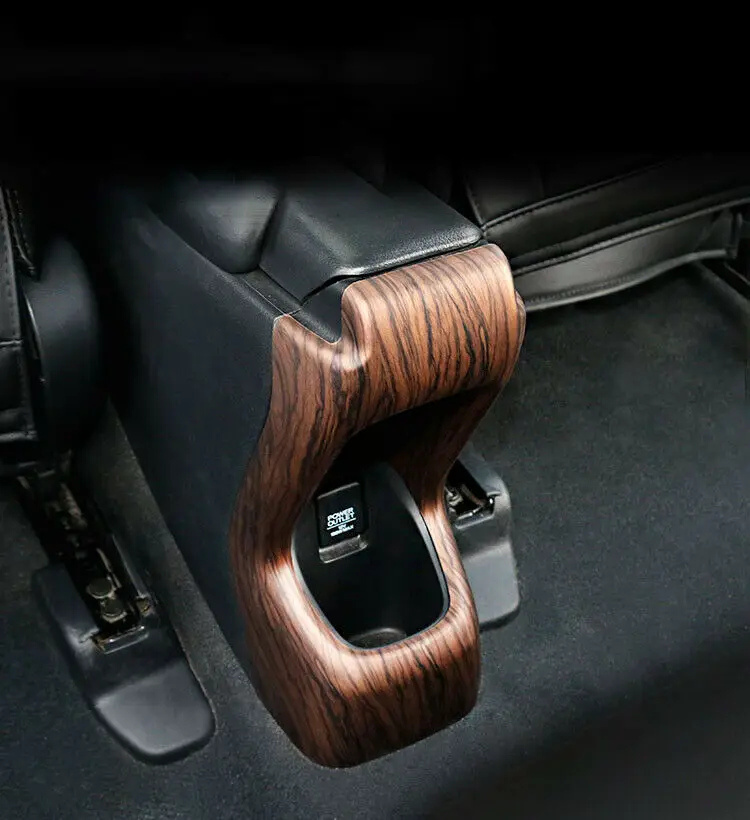 Peach Wood Grain Rear Air Outlet Vent Panel Cover FOR Honda HR-V Vezel 2016-2020 car modification