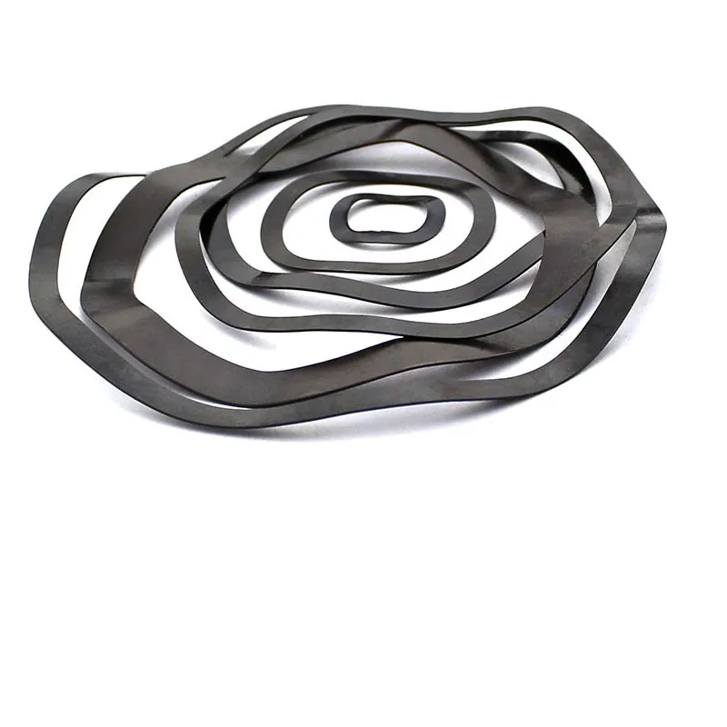 Six Wave Crest Washer Spring Wave Washer Gasket Wave Washers Spring Washers Carbon Steel Blackening M70/M73/M86