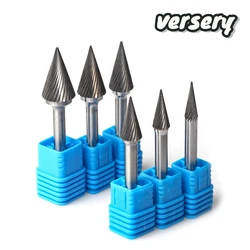 Versery 1pc M Type Head Tungsten Carbide Rotary File Tool Point Burr Die Grinder Abrasive Tools Drill Milling Carving Bits