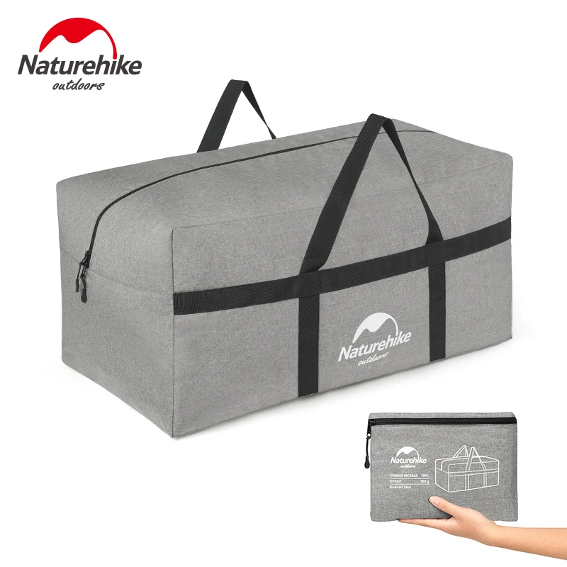 

Naturehike Large Capacity Luggage Bag 45L 100L Folding Durable Storage Bag Portable Outdoor Fishing Hiking Travel Camping Bag