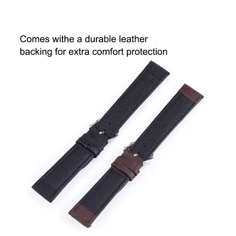 UTHAI P01 22mm Watch Band Leather Straps 12-24mm Watch Accessories High Quality Brown Colors Watchbands