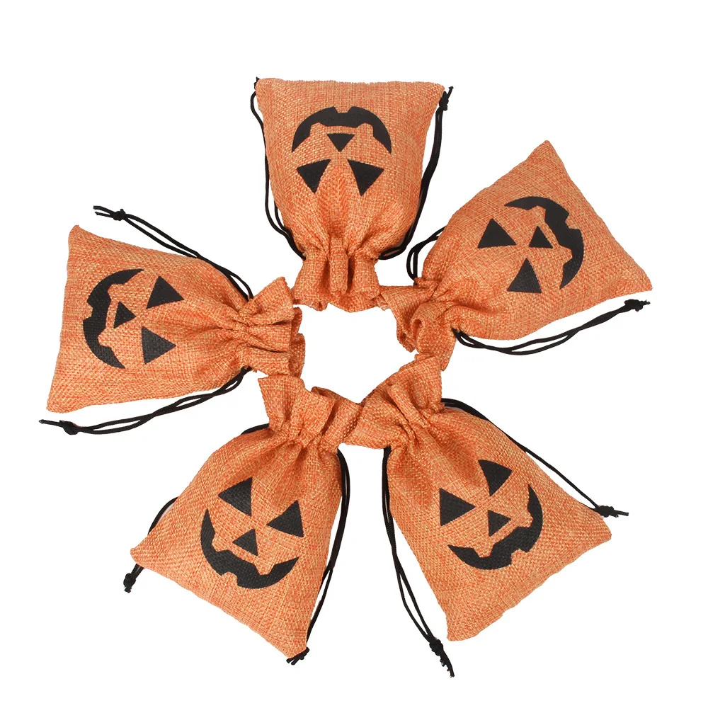 100pcs-lot-wholesale-10x14cm-pumpkin-printed-drawstring-storage-package-bags-halloween-party-candy-jute-linen-pouches-organizer