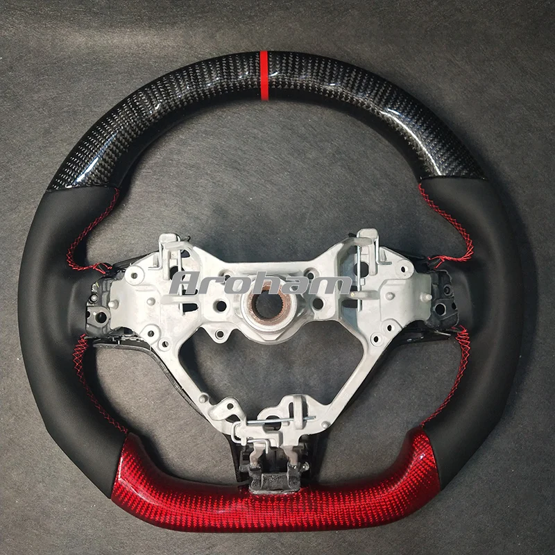 High Quality Real Carbon Fiber Steering Wheel For Toyota GT86 For Subaru BRZ