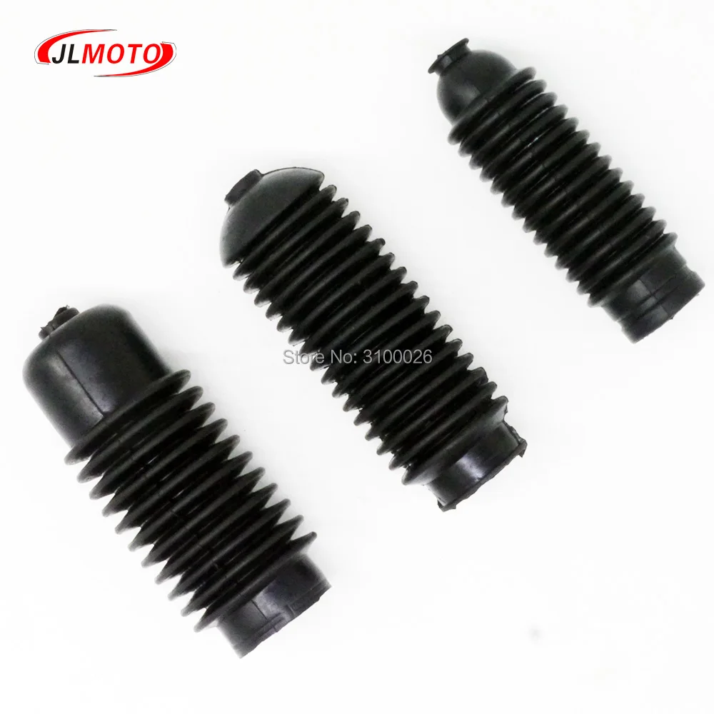 Gear Rack and Pinion Bellows Kit Rubber Gear Boot Cover Fit For Steering Gear Rack and Pinion UTV ATV Buggy Go Kart Golf Bike