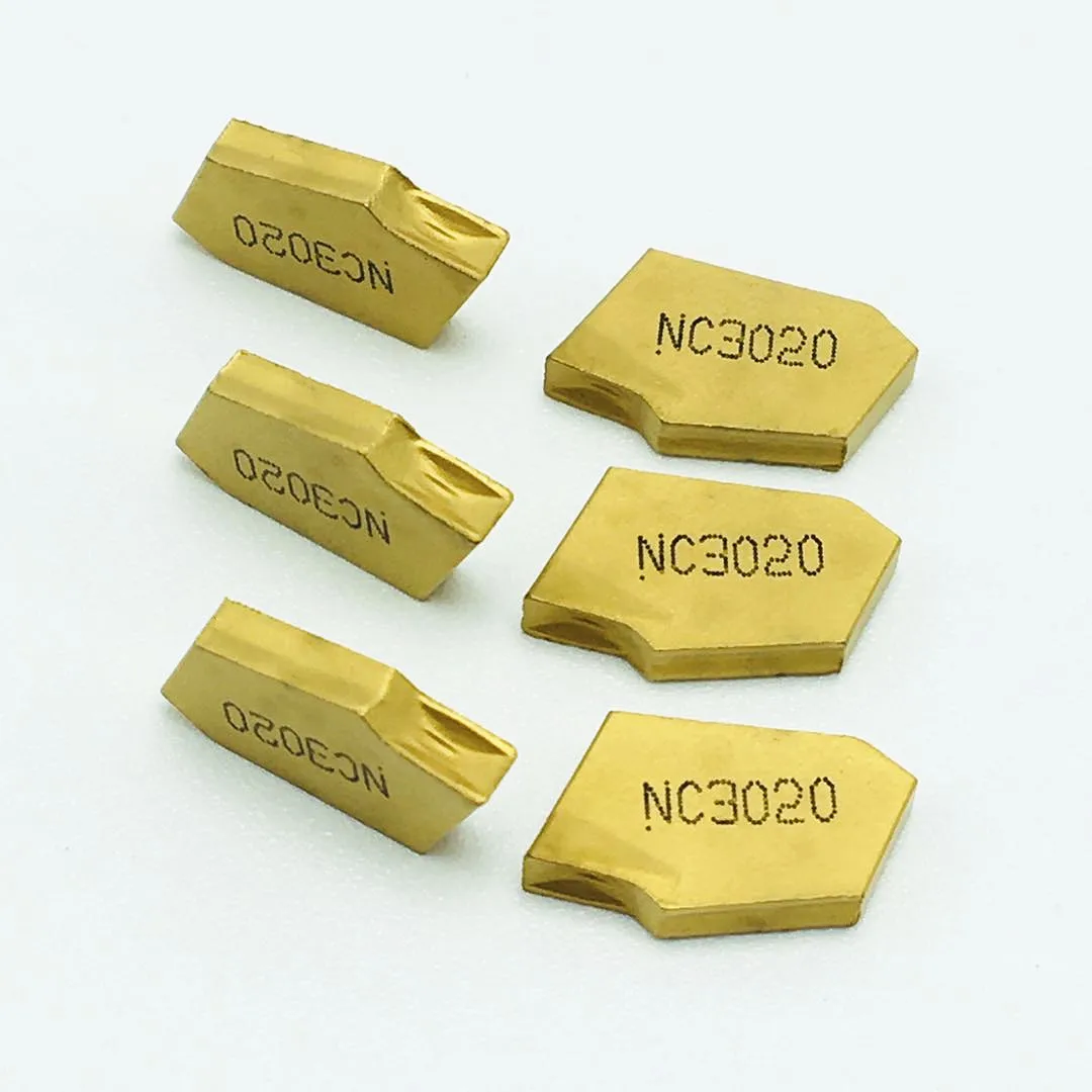 High-quality carbide grooving inserts SP200 SP300 SP400 SP500 NC3020 NC3030 PC9030 Lathe parts SP 300 Lathe tools Turning insert