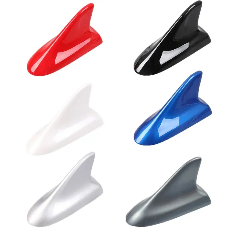 For Nissan Honda Universal Toyota Camry Shark Fin Decoration Antenna Car Aerial Roof Accessories White Red Silver Black