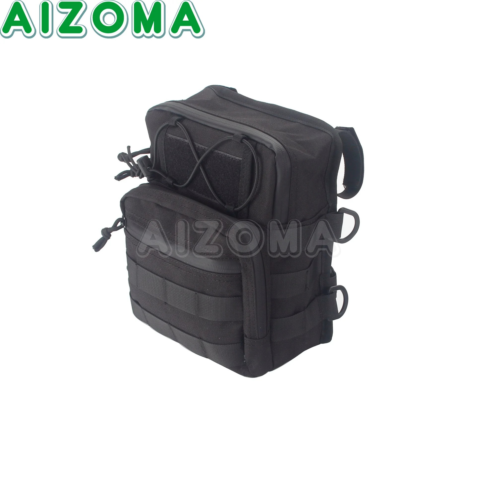 Club Style Utility Molle Traveller Bar Handlebar T-Bar Bag Handle Bags For Harley Dyna Street Bob FXBB Softail Sportster