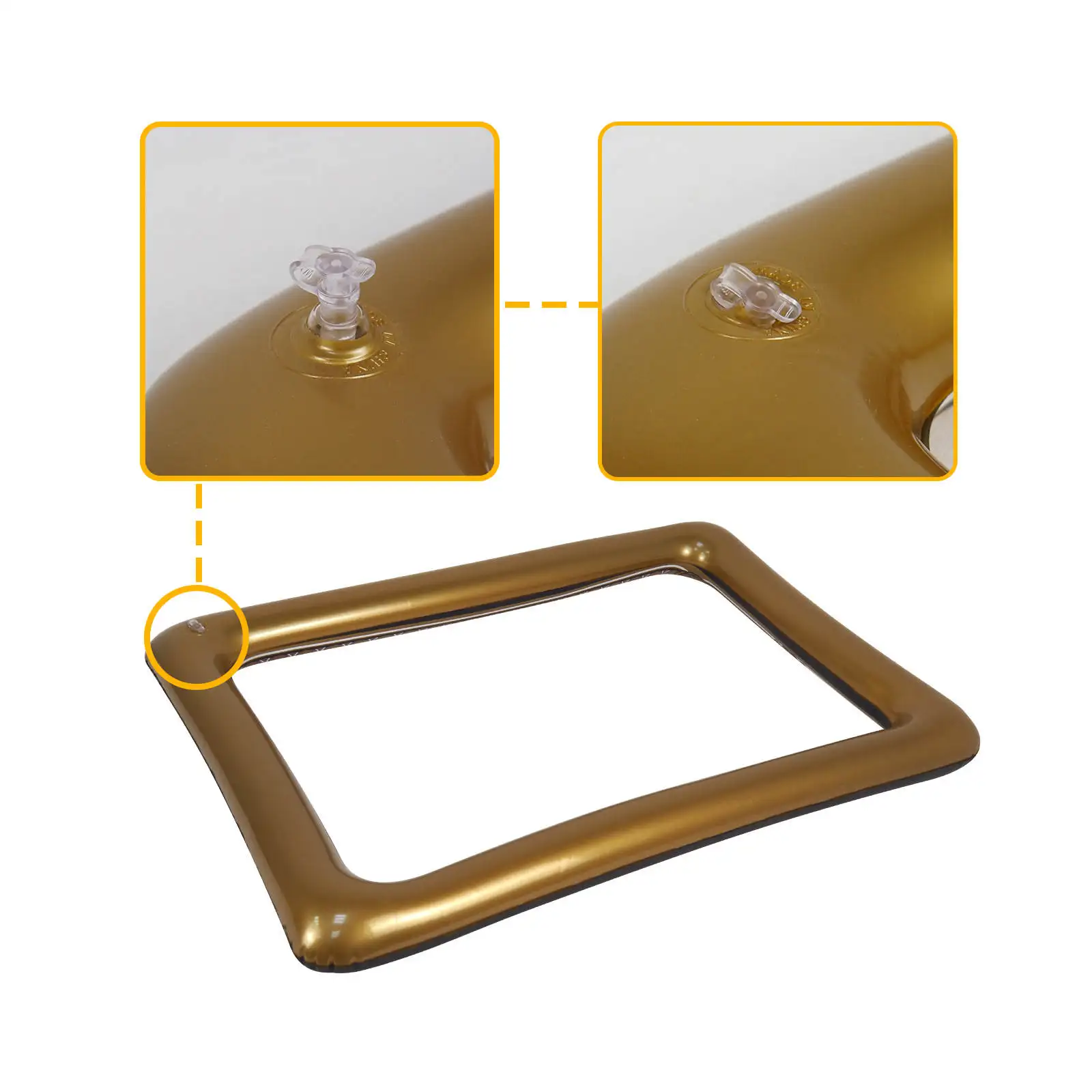 Gonfiabile fai da te Selfie Frame Photo Booth puntelli accessori in PVC cornice per foto per matrimonio festa di natale carnevale laurea compleanno
