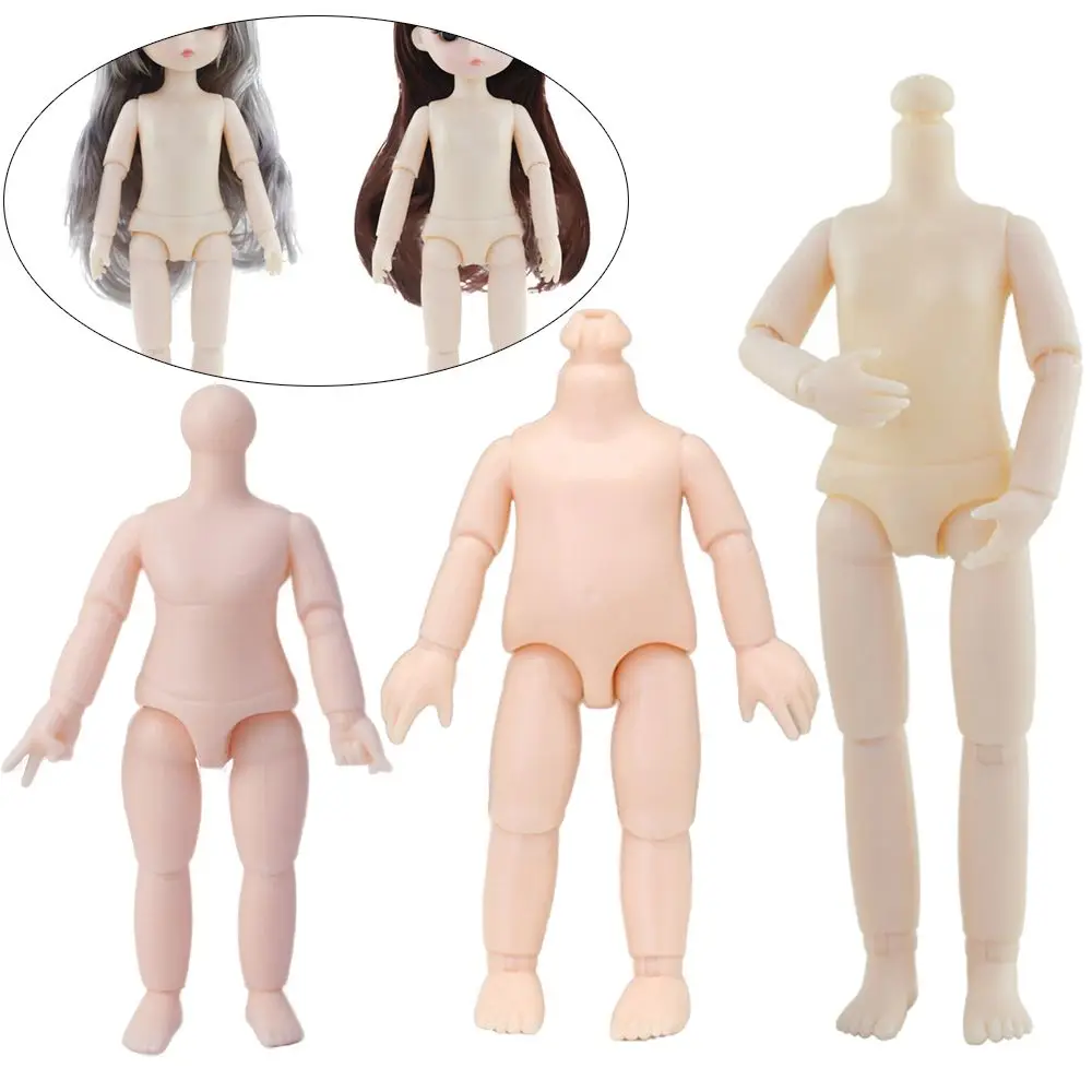 Gift DIY Change Makeup Height 9.5/11/12/15.5cm Doll Body 13 Movable Joints Spherical Jointed Nude Dolls Toys