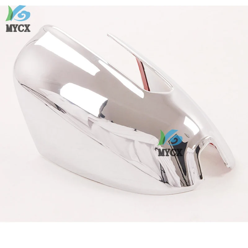

Chrome Car Styling Side Mirrors Glossy Pairs Cover Accessories For Hyundai Kona 2018 2019 2020 Rearview Rear View Overlay