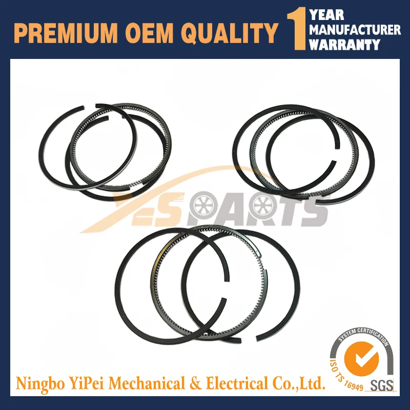 

3 set Piston Ring STD 82mm for KUBOTA D1302 D1302DI