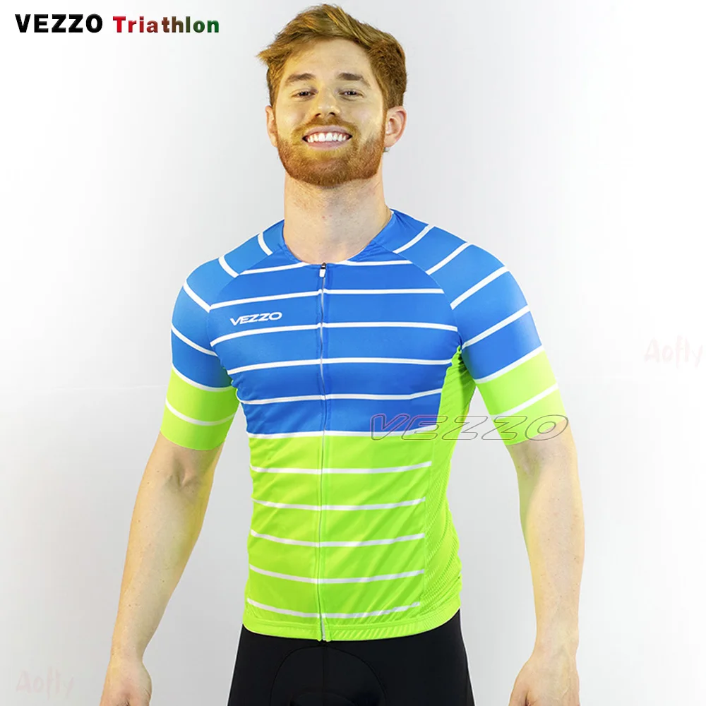 

VEZZO Men's And Womne's Professional Short Sleeve Cycling Jersey Bicycle Tops Bike Clothing Ropa Ciclismo Road Breathable Shirt