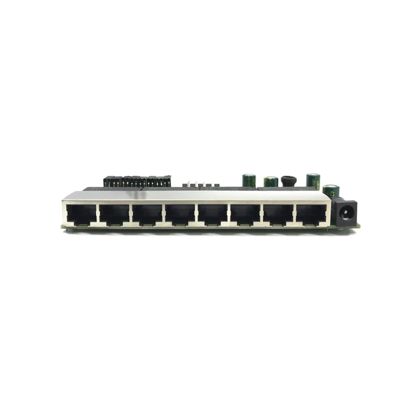 8-port Gigabit switch module is widely used in LED line 8 port 10/100/1000 m contact port mini switch module PCBA Motherboard