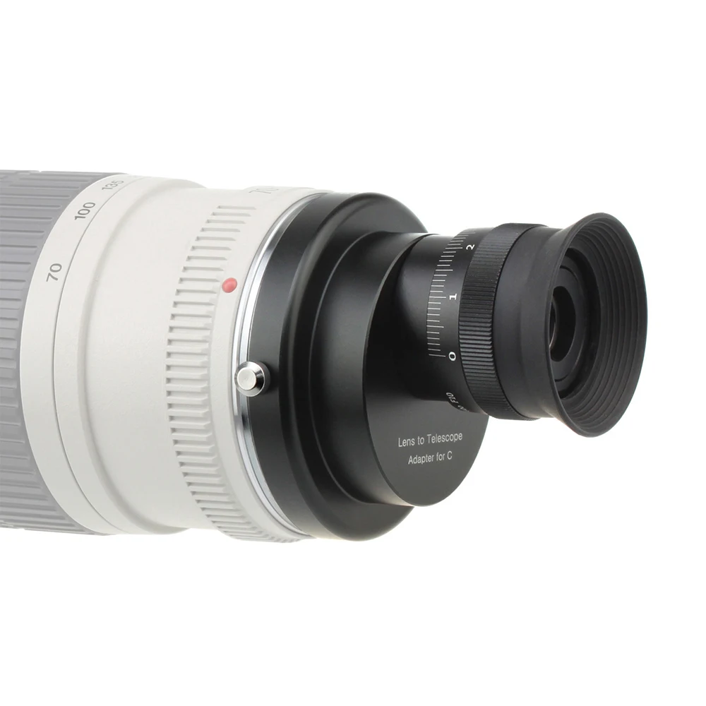 Lens To Telescope Adapter DIY 4th Generation Lens Scope Converter