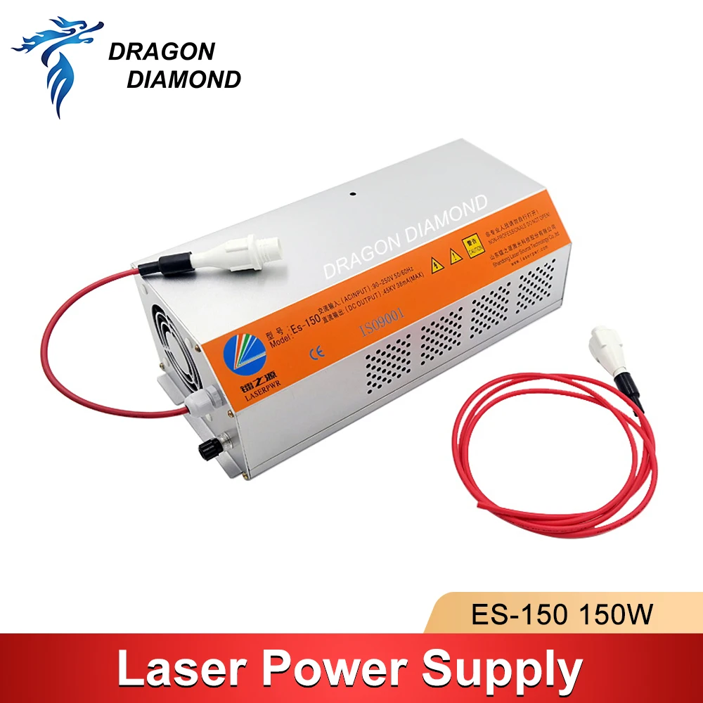 

DRAGON DIAMOND HY-ES150 150W CO2 Laser Power Supply For 150W CO2 Laser Tube and Engraver Cutting Machine