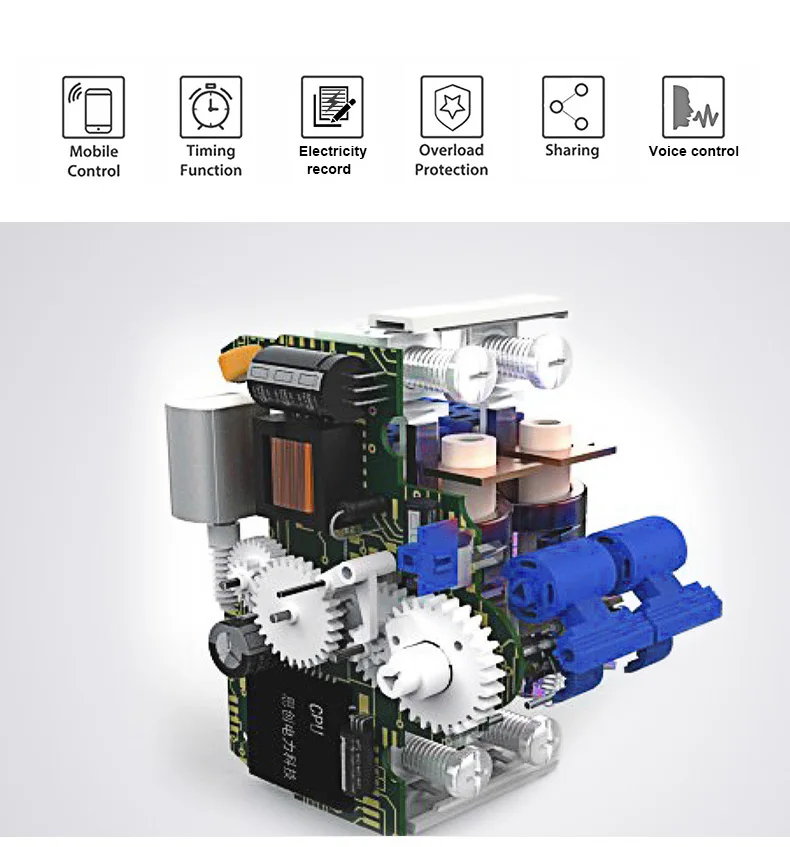 Imagem -05 - Ewelink Rcbo 2p Wifi Disjuntor Monitoramento de Energia Proteção contra Vazamento Disjuntor Inteligente Alexa Ifttt Compatível Controle Lan