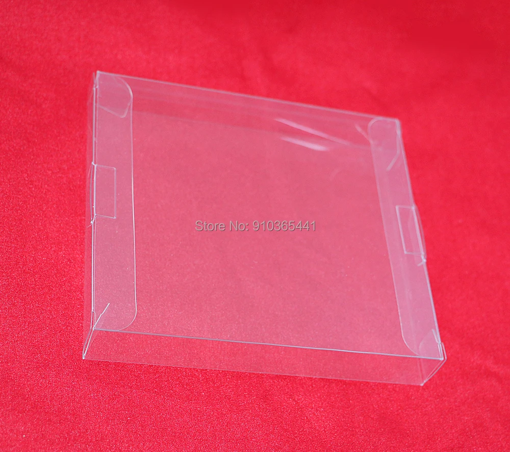 15 unids/lote funda protectora de tarjeta de juego de plástico transparente de alta calidad para juego de cartuchos NES cajas de tarjetas PET de repuesto