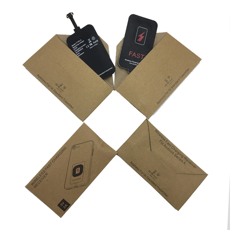 10W Wireless Receiverเหมาะสำหรับโทรศัพท์มือถือประเภทCเครื่องรับสัญญาณ2A Fast Charge Receiver