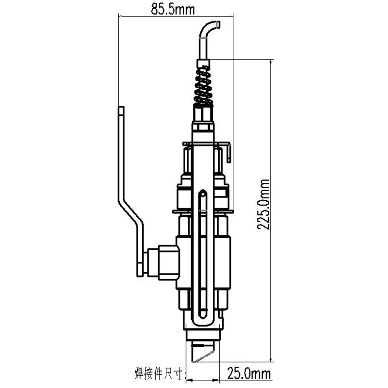 

pipeline installation turbidity TSS analyzer sensor with RS485 TUR-6314