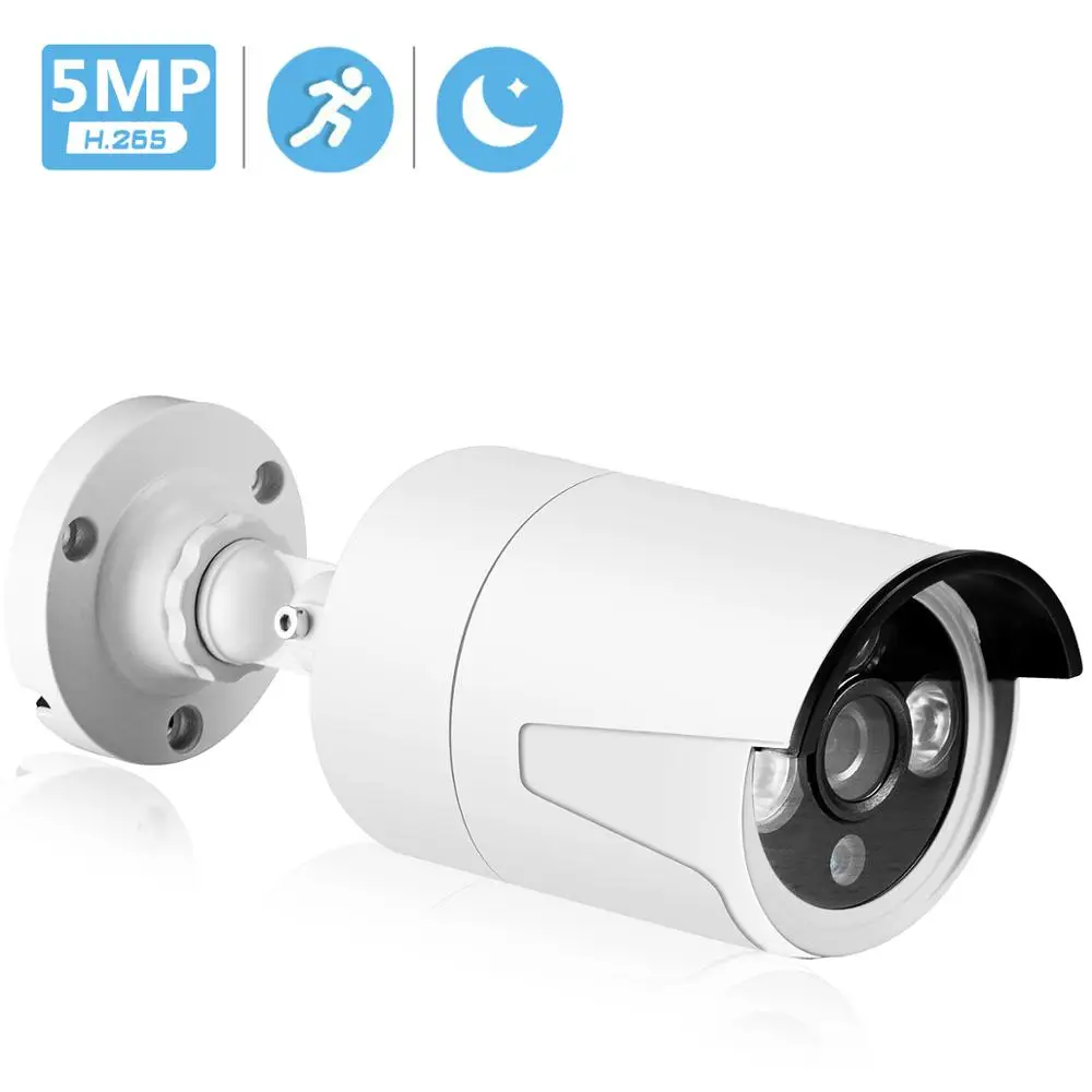 

BESDER H.264 Security Camera 3PCS Array LED Waterproof Outdoor Surveillance POE IP Camera FULL HD 2MP 5MP HI3516C +SONY IMX335