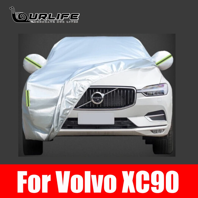 

For Volvo XC90 2015-2020 2021 Car Covers Size Indoor Outdoor Full Auot Cover Sun UV Snow Dust Resistant Protection Cover