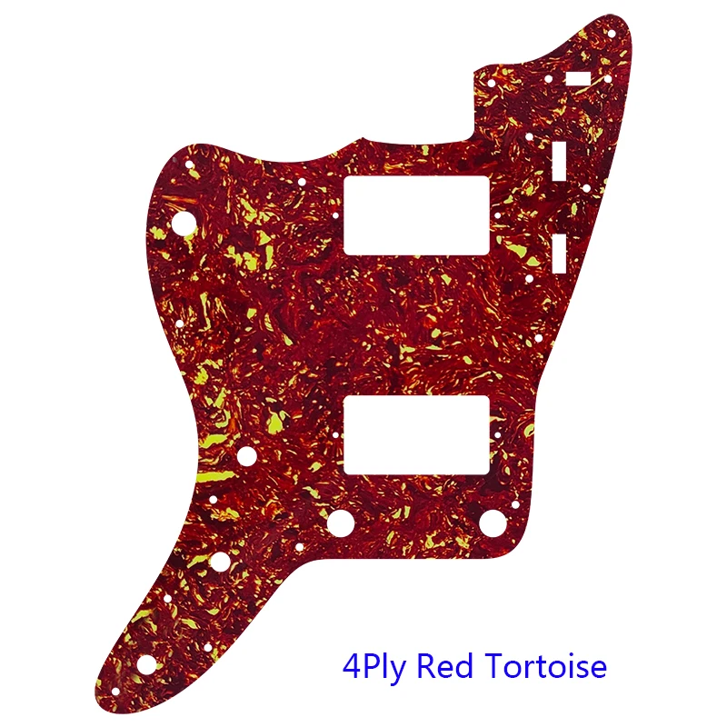 Guitar Parts Pickguards With 13 Screws For Left Handed Fender US Jazzmaster Guitar With PAF Humbucker Scratch Plate Replacement
