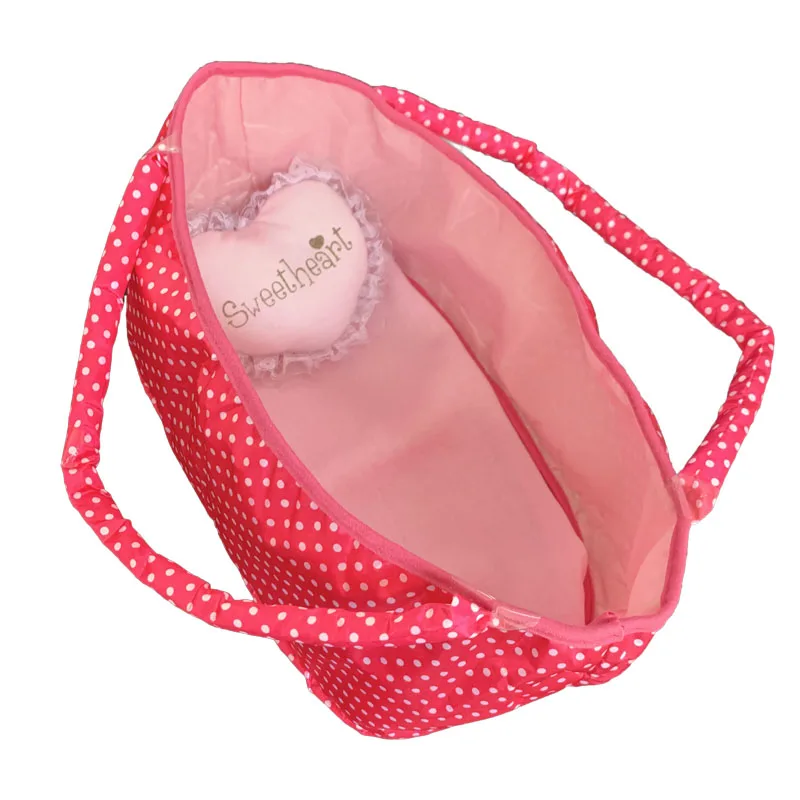 12 Inch Girls Doll Sleeping Bag Basket Hoppet Babies Sleeping Basket Newborn Baby Toys Fit 30 Cm Baby Dolls Accessories Gift