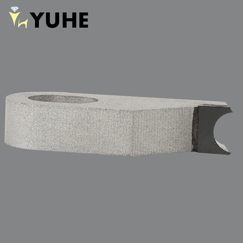 Imagem -03 - Yuhe Pcd Diamante Acrílico Polonês Fresagem Usinagem Cortador Côncavo Posalux Ferramenta para Gravação Perfuração Polimento Diamante