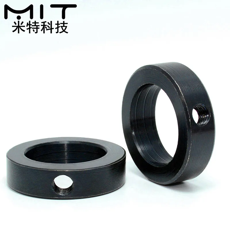 1Pcs Fixed Ring GDSTG Set Screw Type Positioning Ring Shaft Locator Stop Collar Carbon Steel Surface Anodized dia3to100mm i
