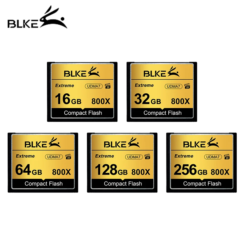 BLKE-tarjeta de memoria de 128GB, 64GB, 32 GB, 16 GB, CF, Flash compacto de alta velocidad extrema, UDMA7, vídeo Full HD para cámara Canon, Nikon