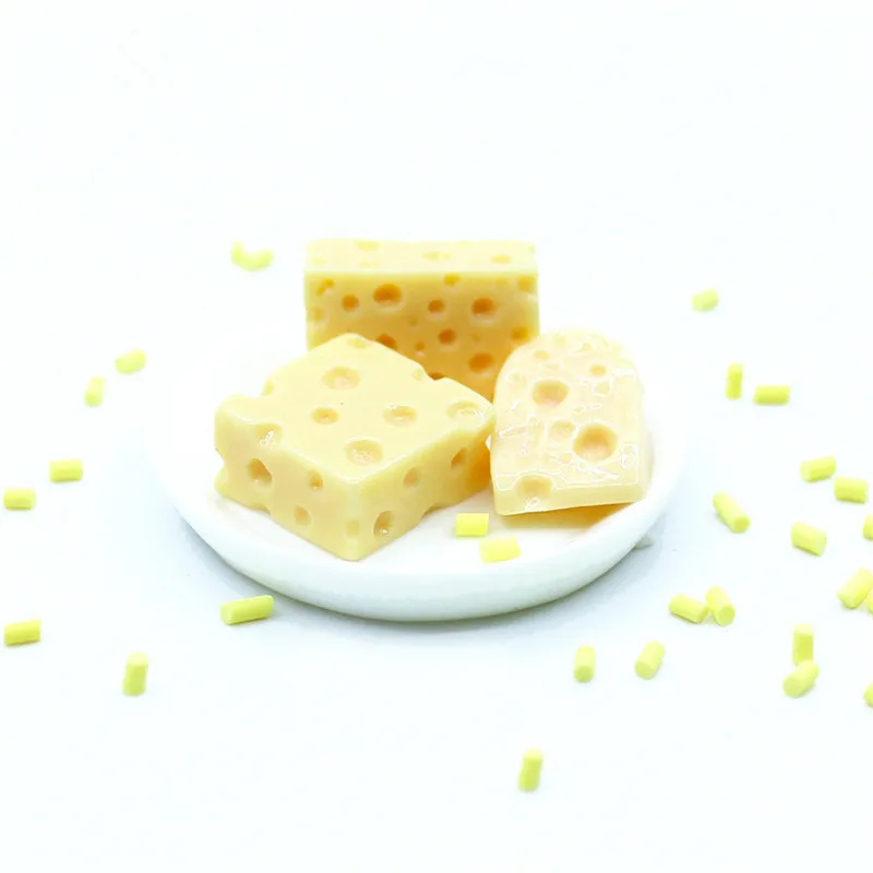 Mini fromage et souris miniatures, maison de courses, petit-déjeuner, jeu de simulation, cuisine, petit beurre, nourriture, accessoires de jouets, 20 pièces