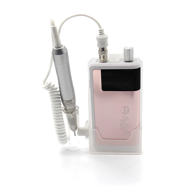 RRM-02 브러시리스 마이크로 모터, 충전식 휴대용 네일 드릴 머신, 35000rpm