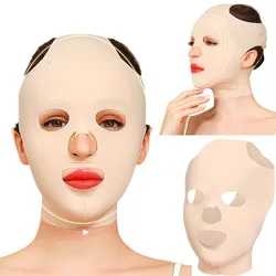 Bandagem Emagrecedora 3D Respirável para Mulheres, Anti Rugas, Reutilizável V Shaper, Face Lift Completo, Máscara De Dormir, Beleza Saúde